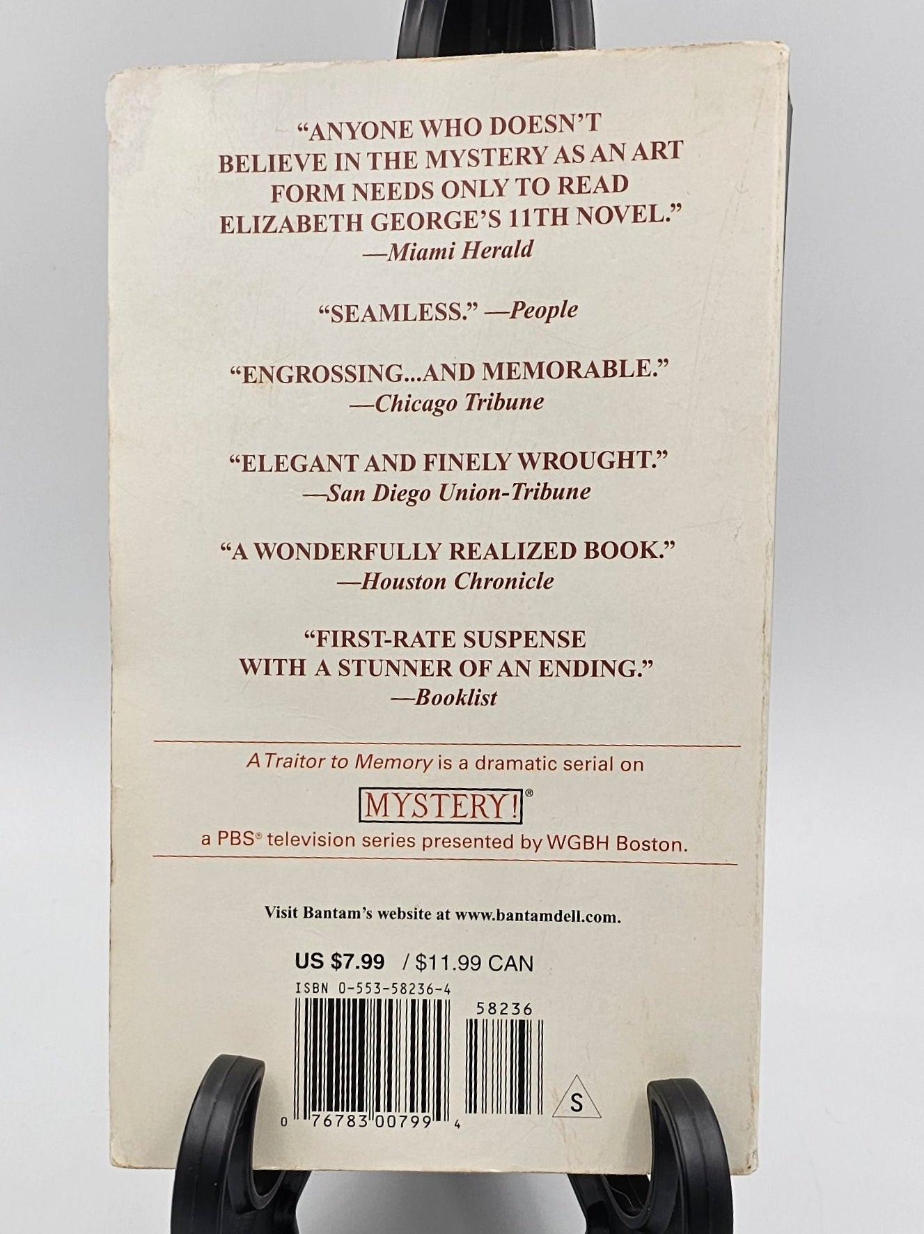 A Traitor to Memory By: Elizabeth George