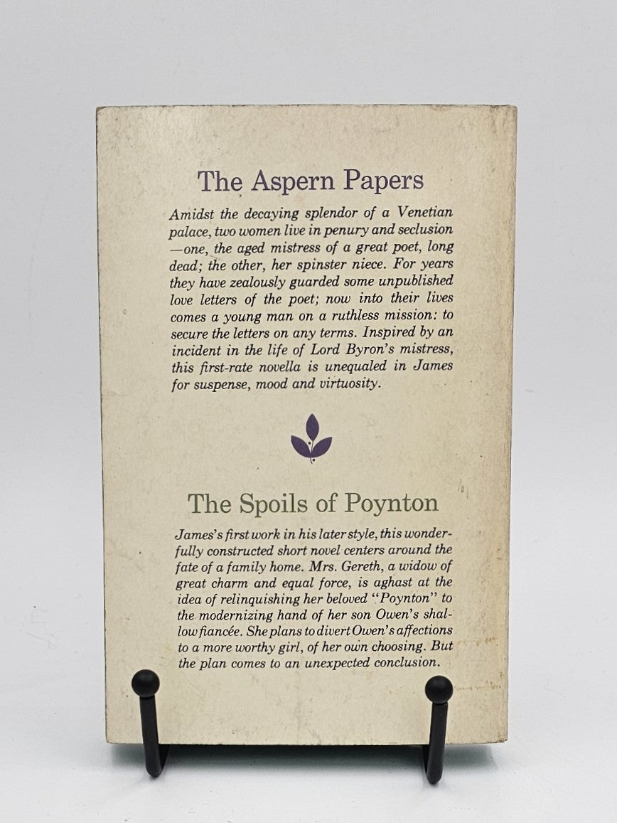 The Aspern Papers and The Spoils of Poynton by Henry James