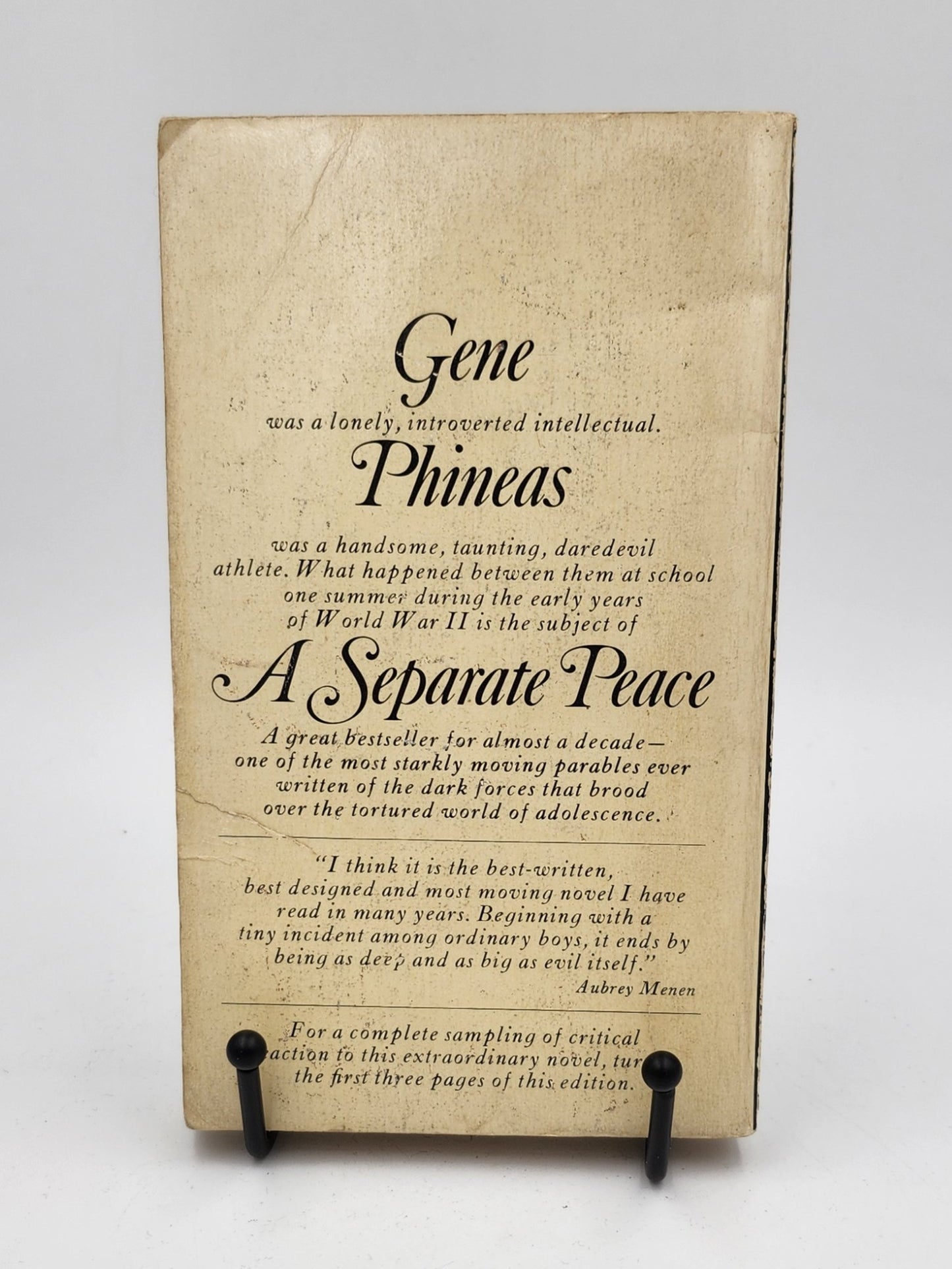 A Separate Peace by John Knowles