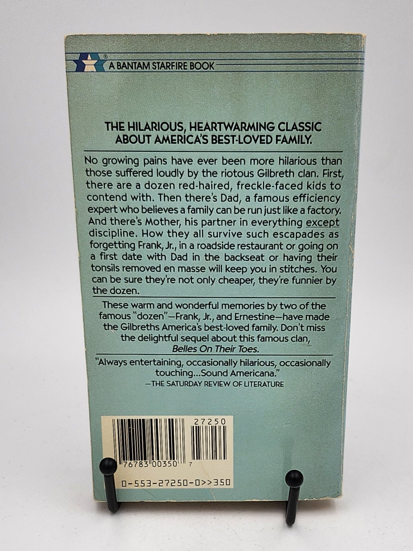 Cheaper by the Dozen by Frank B. Gilbreth Jr. and Ernestine Gilbreth Carey (Cheaper by the Dozen #1)
