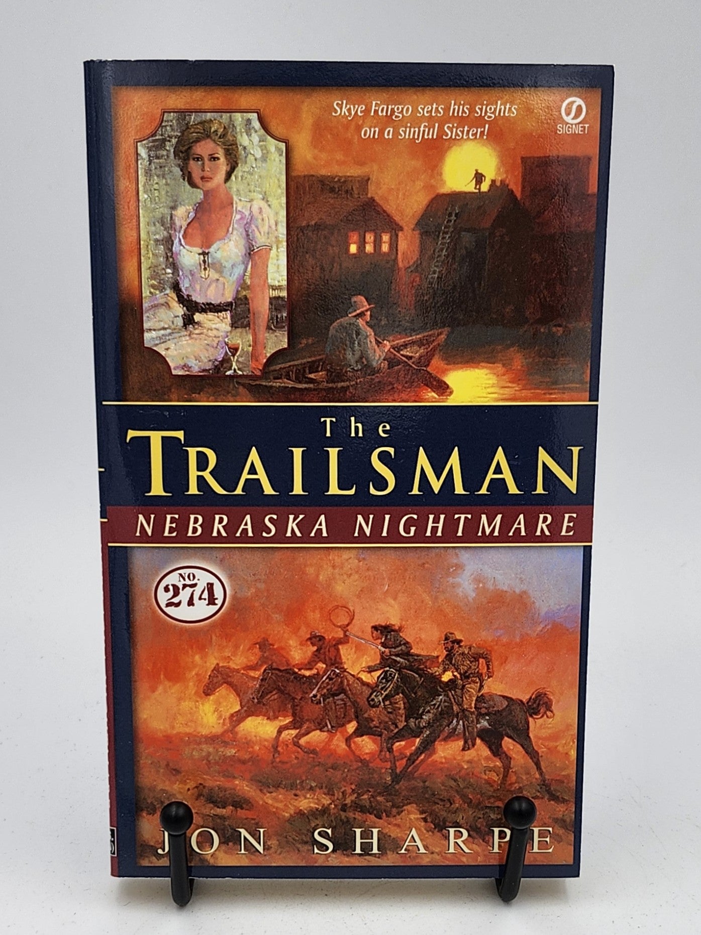 Nebraska Nightmare by Jon Sharpe (The Trailsman #274)