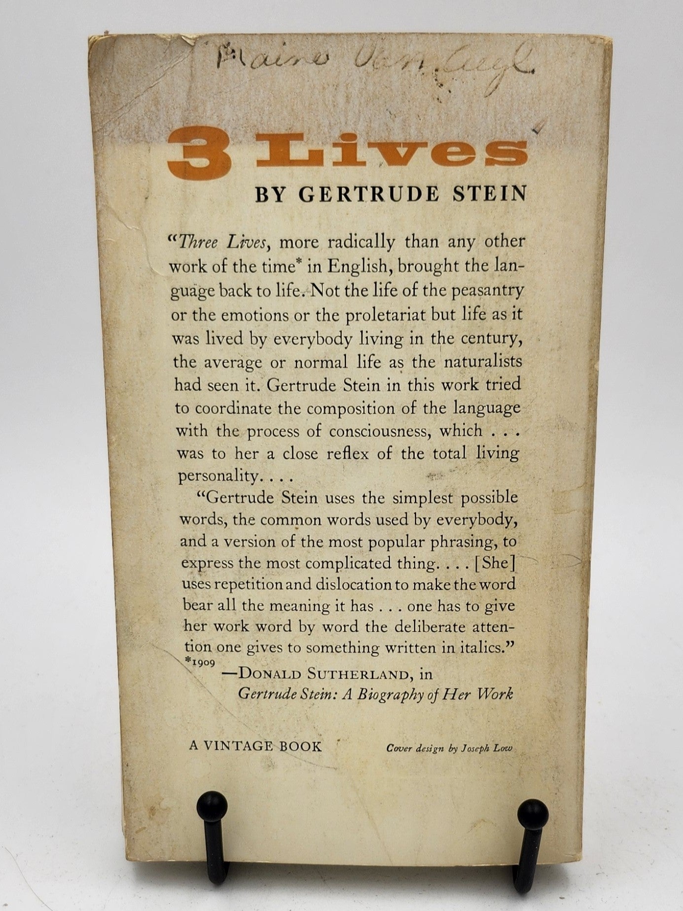 3 Lives by Gertrude Stein