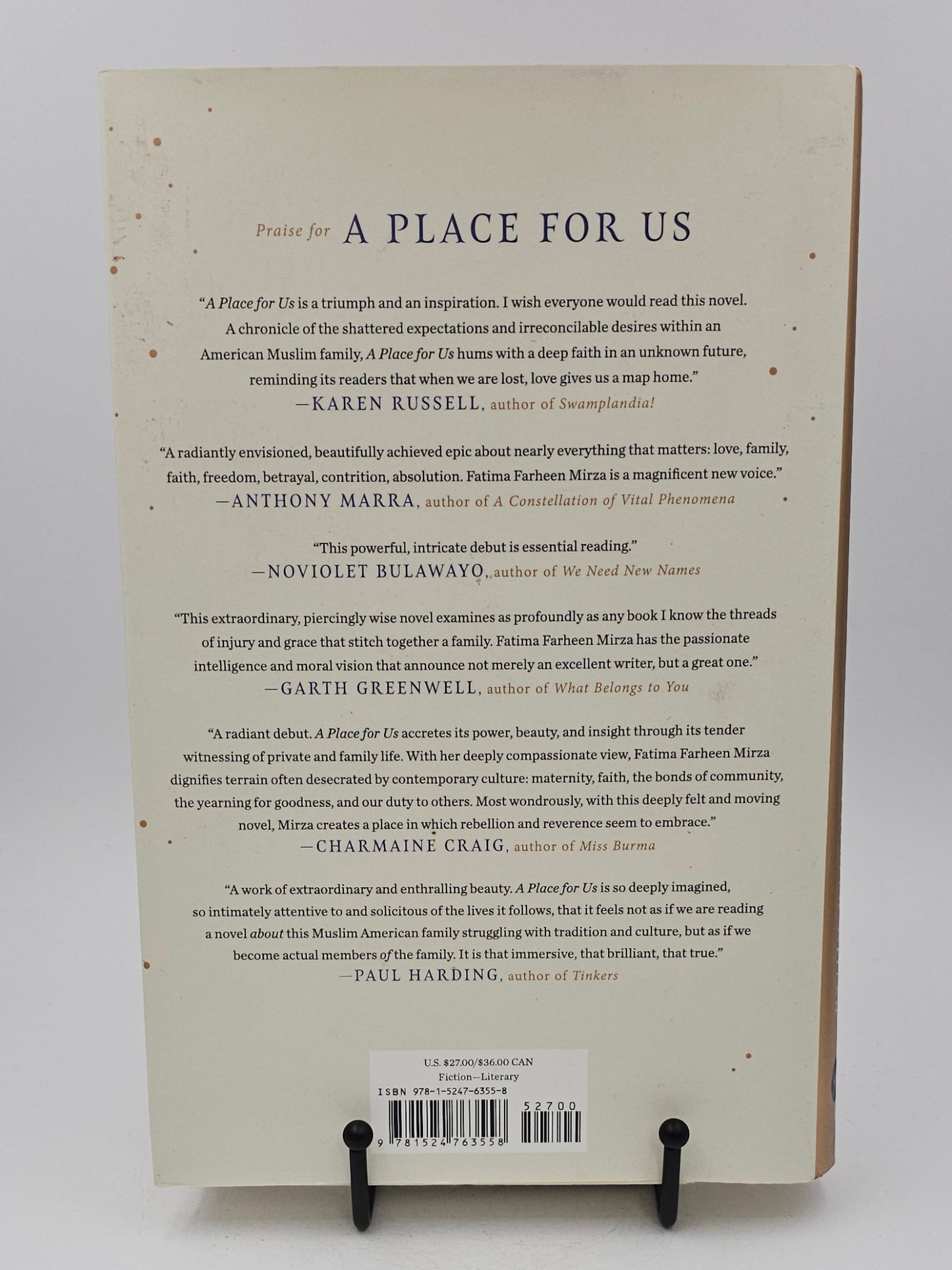 A Place for Us by Fatima Farheen Mirza