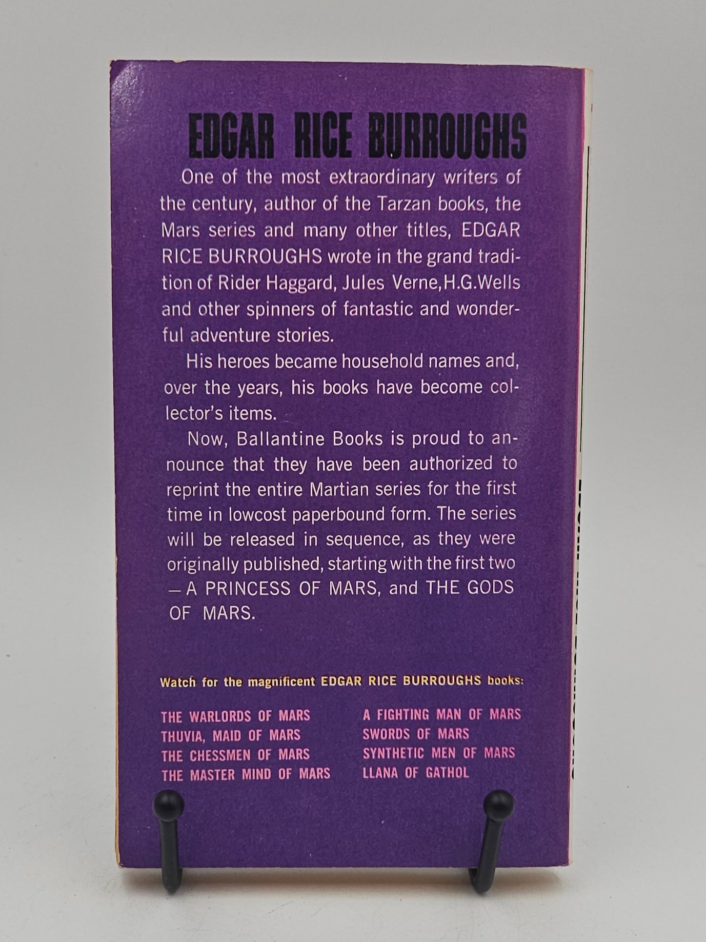 A Princess of Mars by Edgar Rice Burroughs (Barsoom #1)