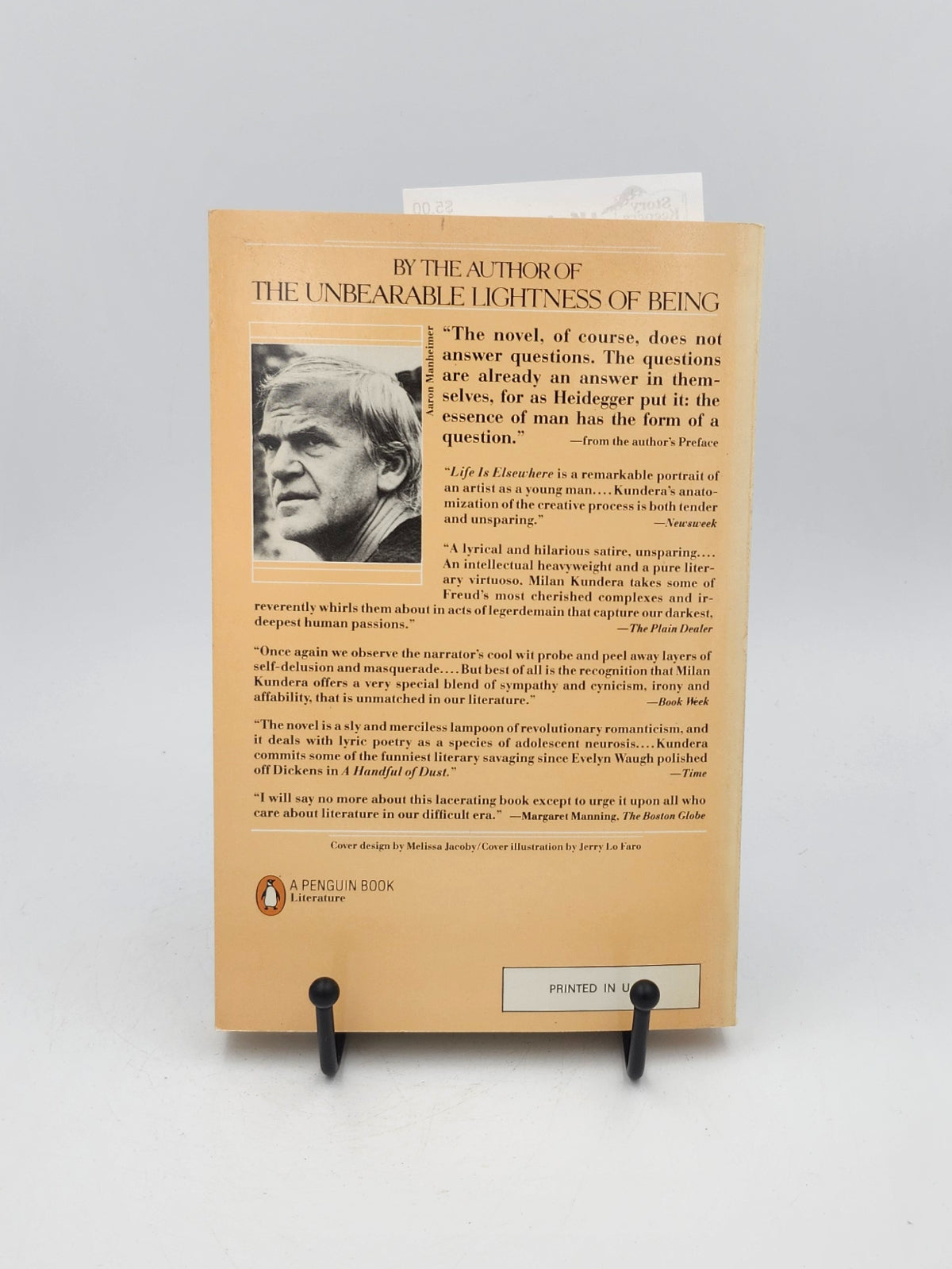 Life Is Elsewhere by Milan Kundera