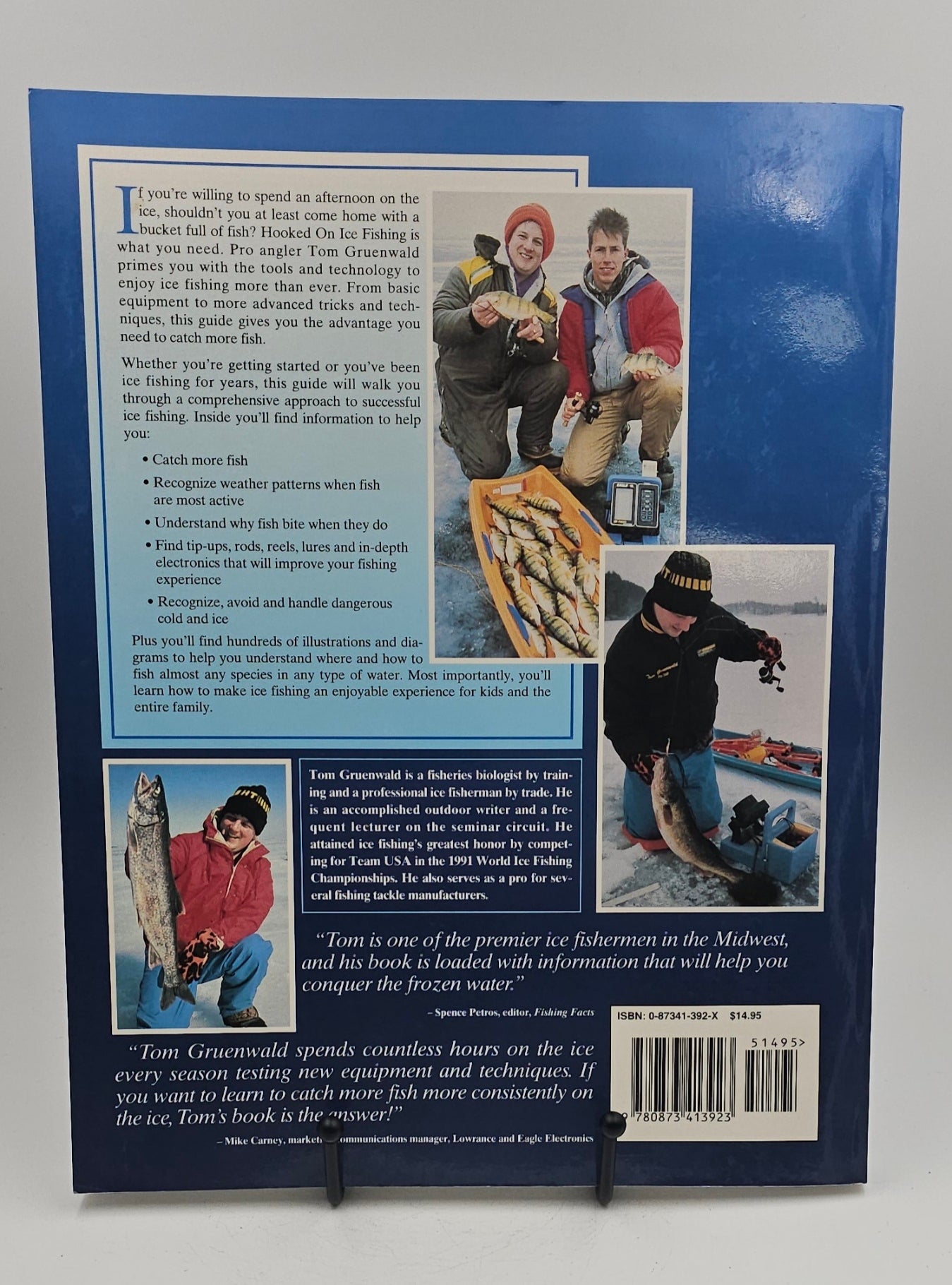 Hooked on Ice Fishing by Tom Gruenwald