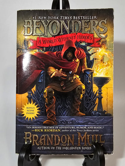 Beyonders A World Without Heroes by Brandon Mull (Beyonders Series #1) - Signed to Jabril