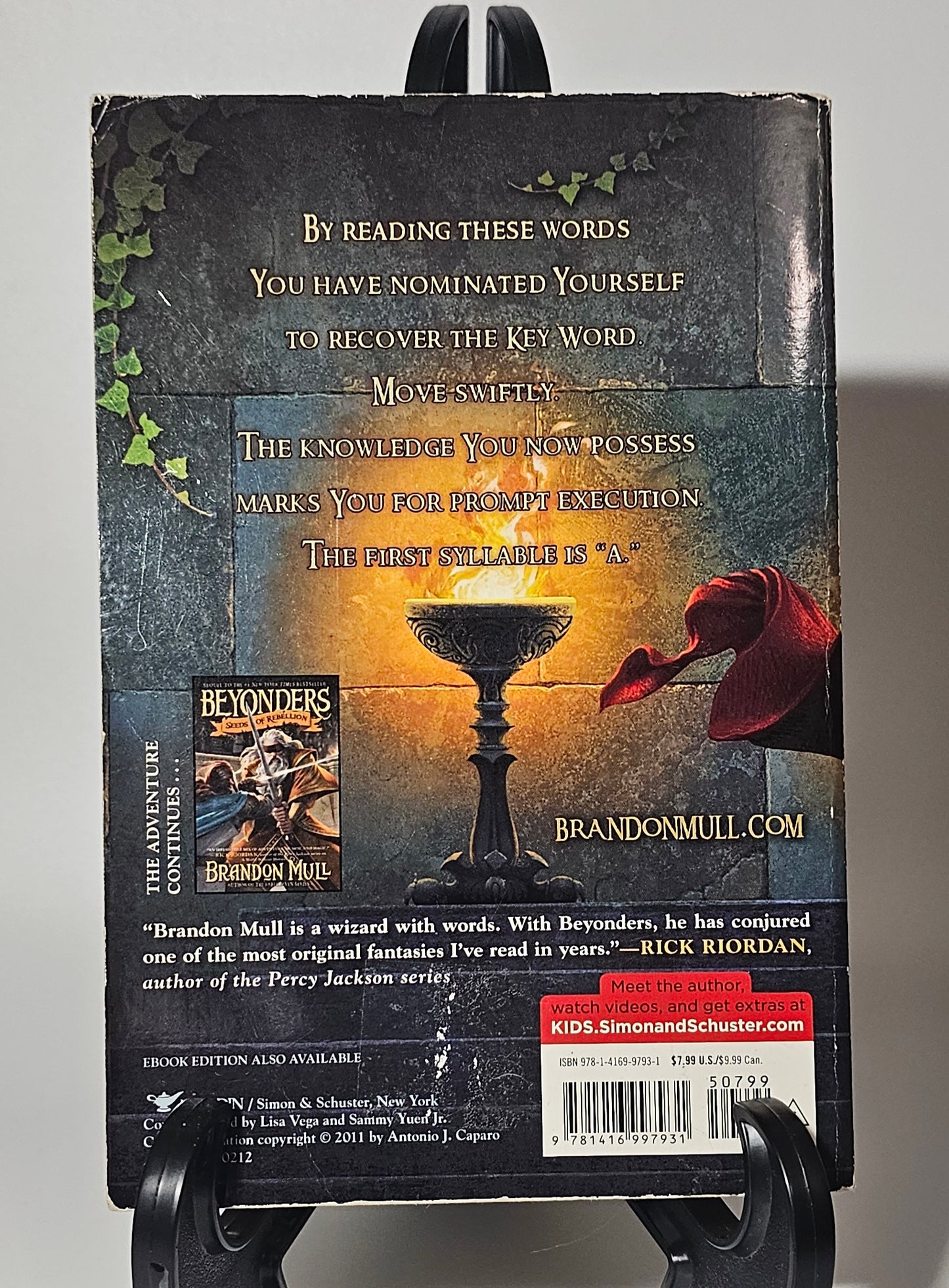 Beyonders A World Without Heroes by Brandon Mull (Beyonders Series #1) - Signed to Jabril