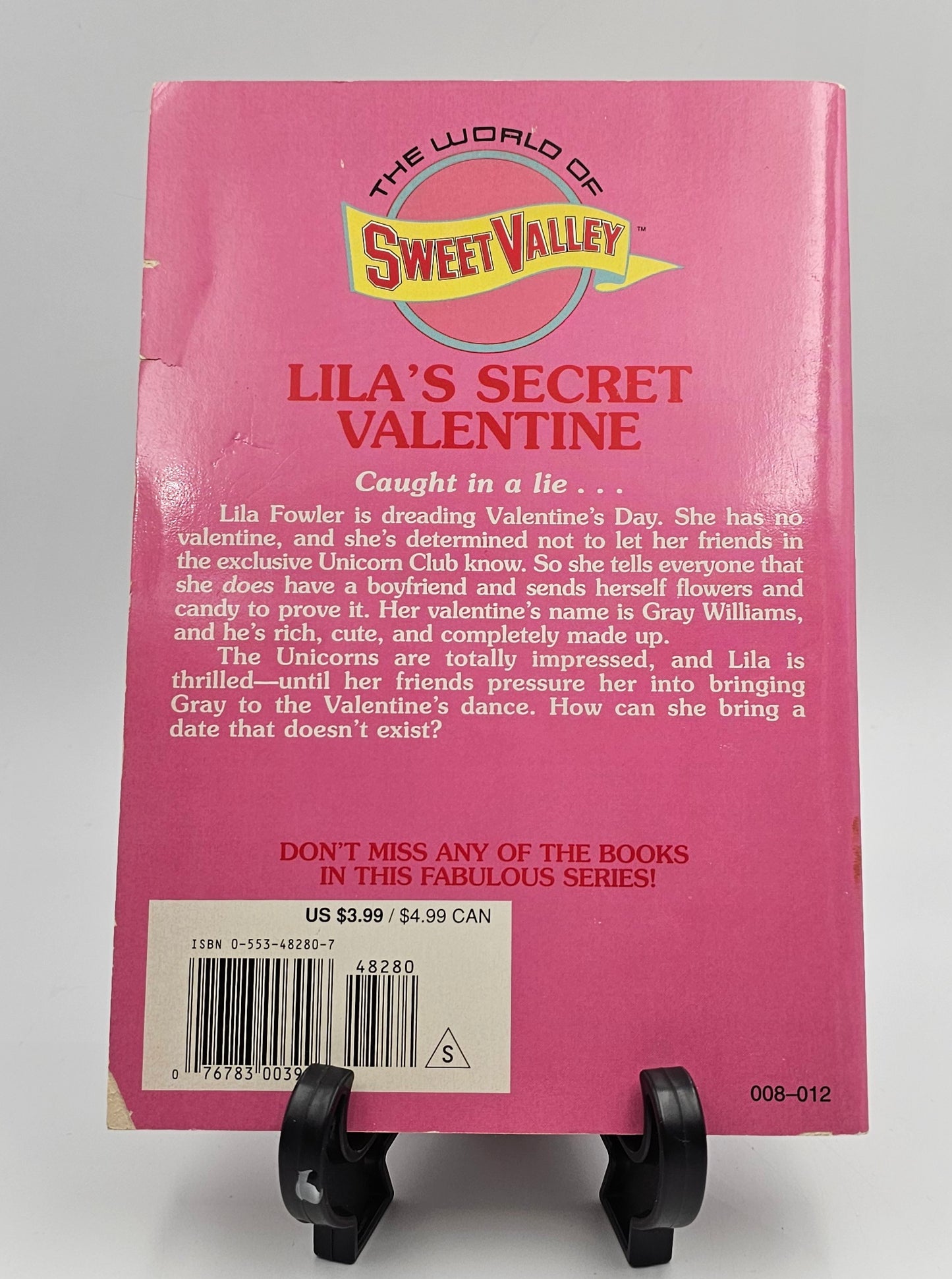 Lila's Secret Valentine By: Francine Pascal (Sweet Valley Twins Super Editions Series #5)