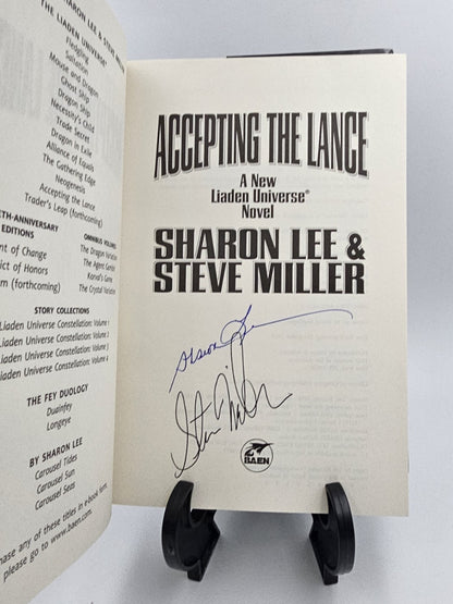 Accepting the Lance By: Sharon Lee & Steve Miller **Signed** (Liaden Universe Series #23 of 25)