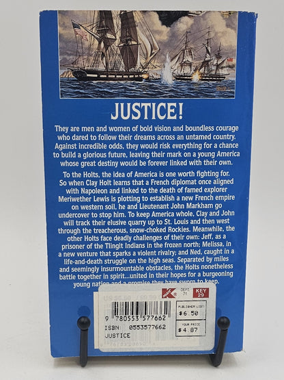 Justice! by Dana Fuller Ross (Wagons West Empire #3)