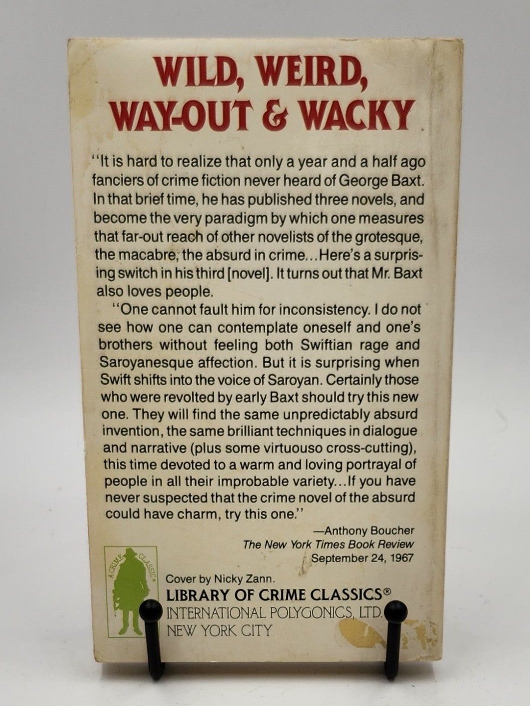 A Parade of Cockeyed Creatures: Or Did Someone Murder Our Wandering Boy? by George Baxt (Van Larsen and Plotkin #1)