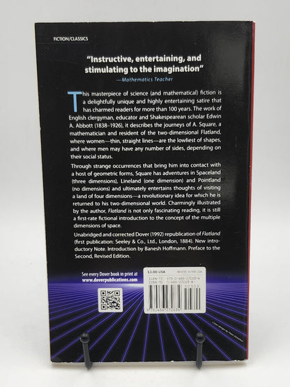 Flatland: A Romance of Many Dimensions by Edwin A. Abbott