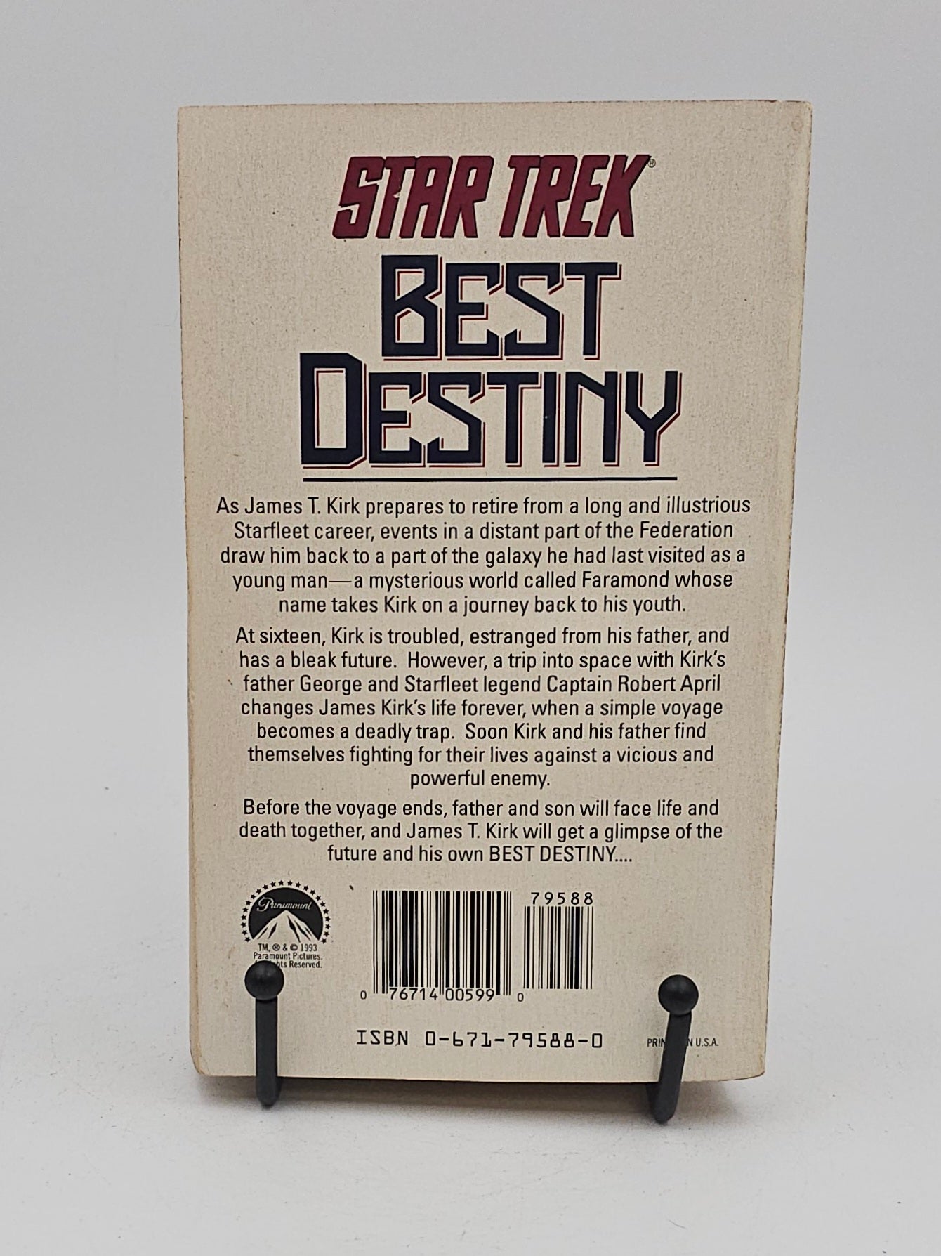 Best Destiny by Diane Carey (Star Trek Classic #76)