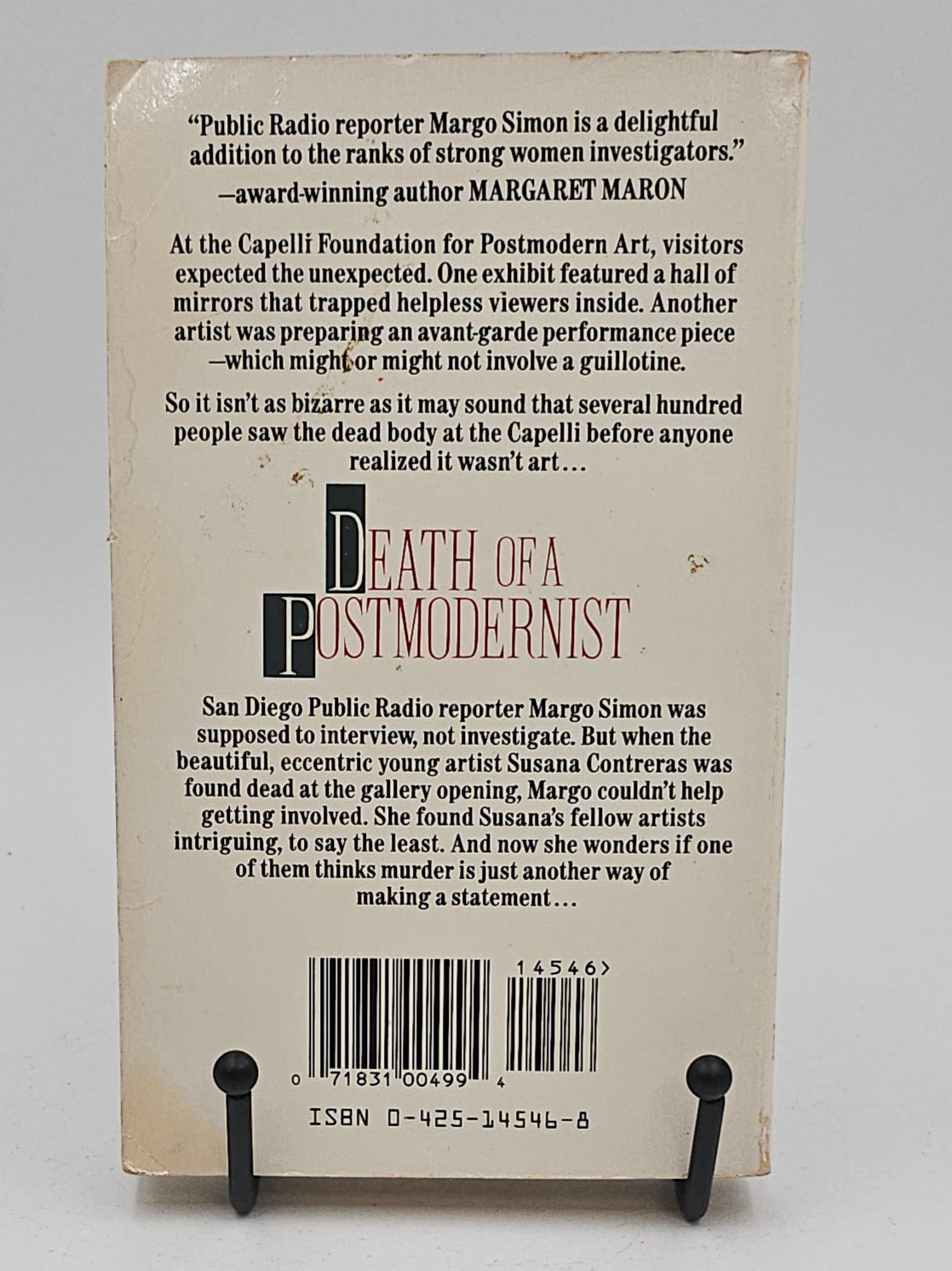 Death of a Postmodernist by Janice Steinberg (Margo Simon #1)