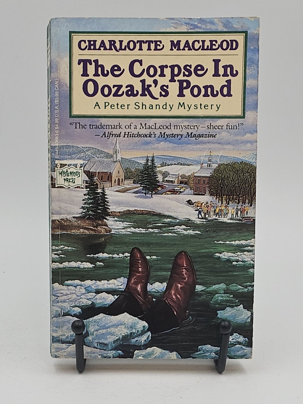 The Corpse in Oozak's Pond by Charlotte MacLeod (Peter Shandy #6)