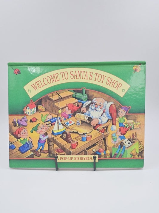Welcome to Santa's Toy Shop Pop-Up book published by Grandreams