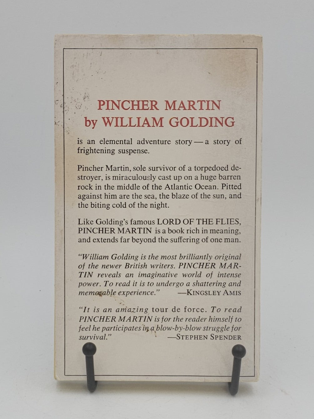 Pincher Martin by William Golding