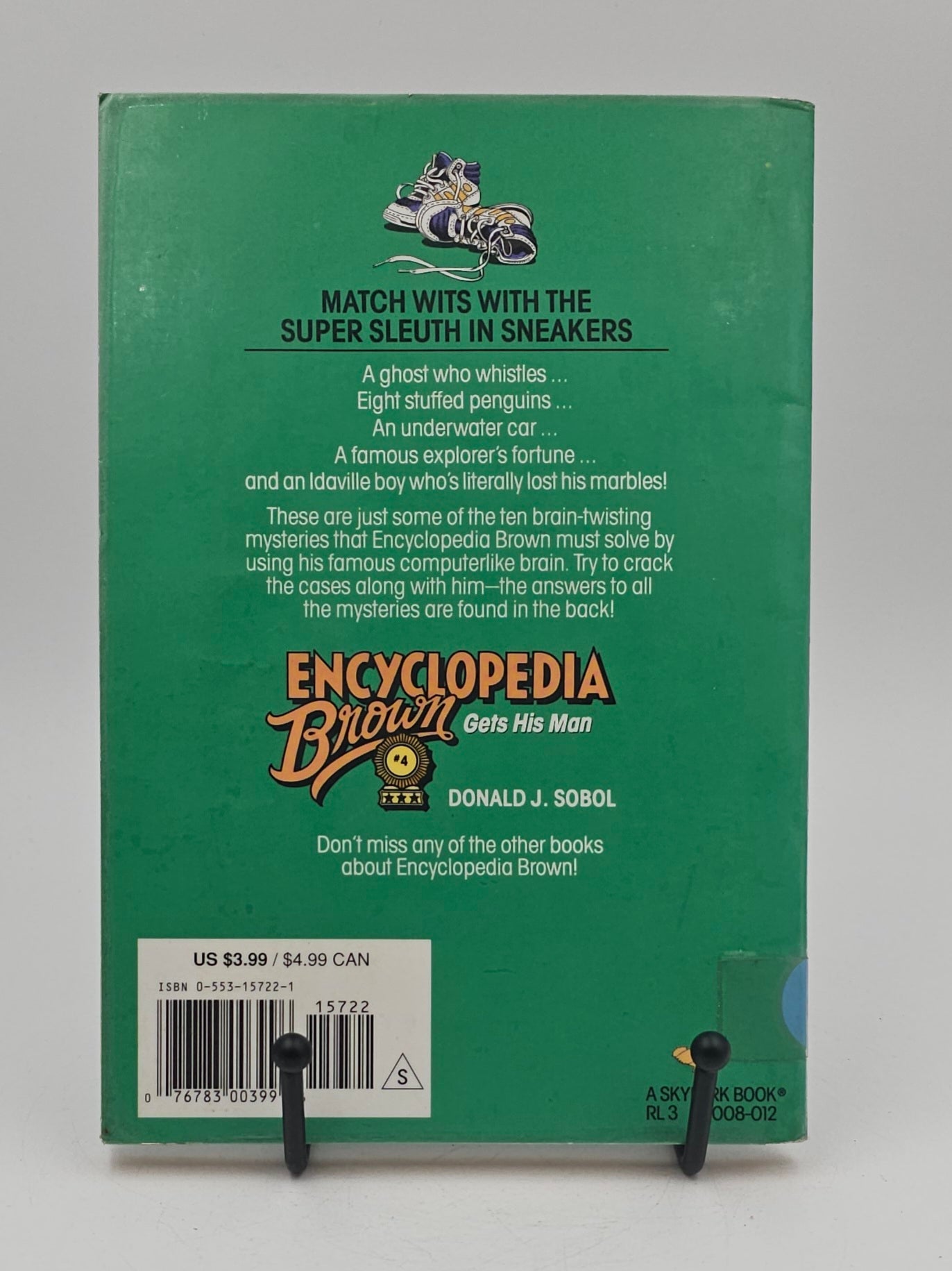 Encyclopedia Brown Gets His Man by Donald J. Sobol (Encyclopedia Brown #14)