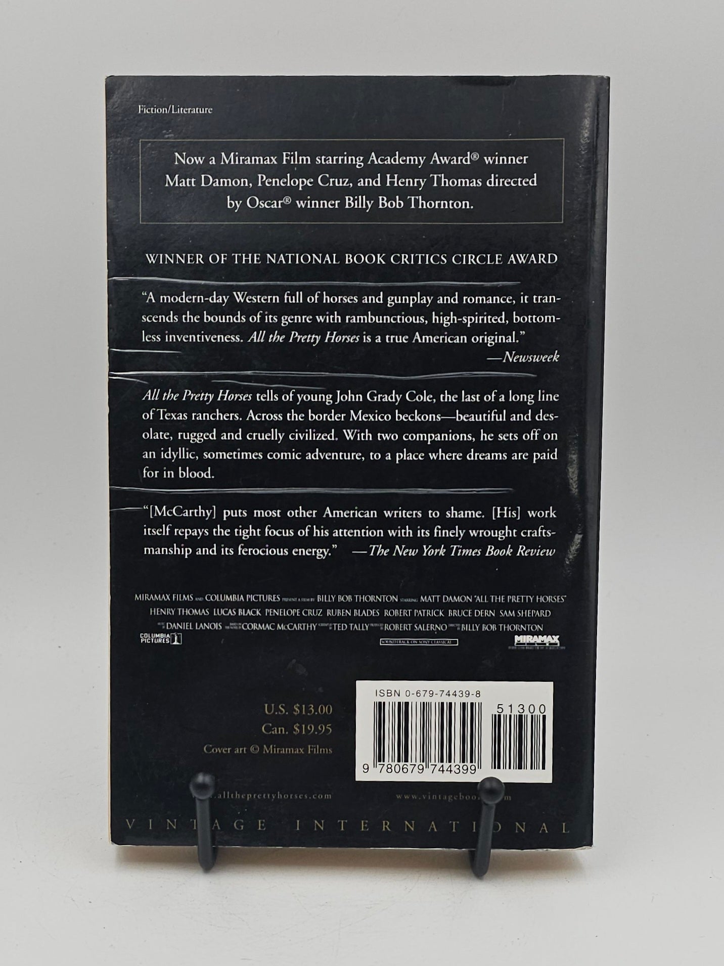 All the Pretty Horses by Cormac McCarthy (The Border Trilogy #1)