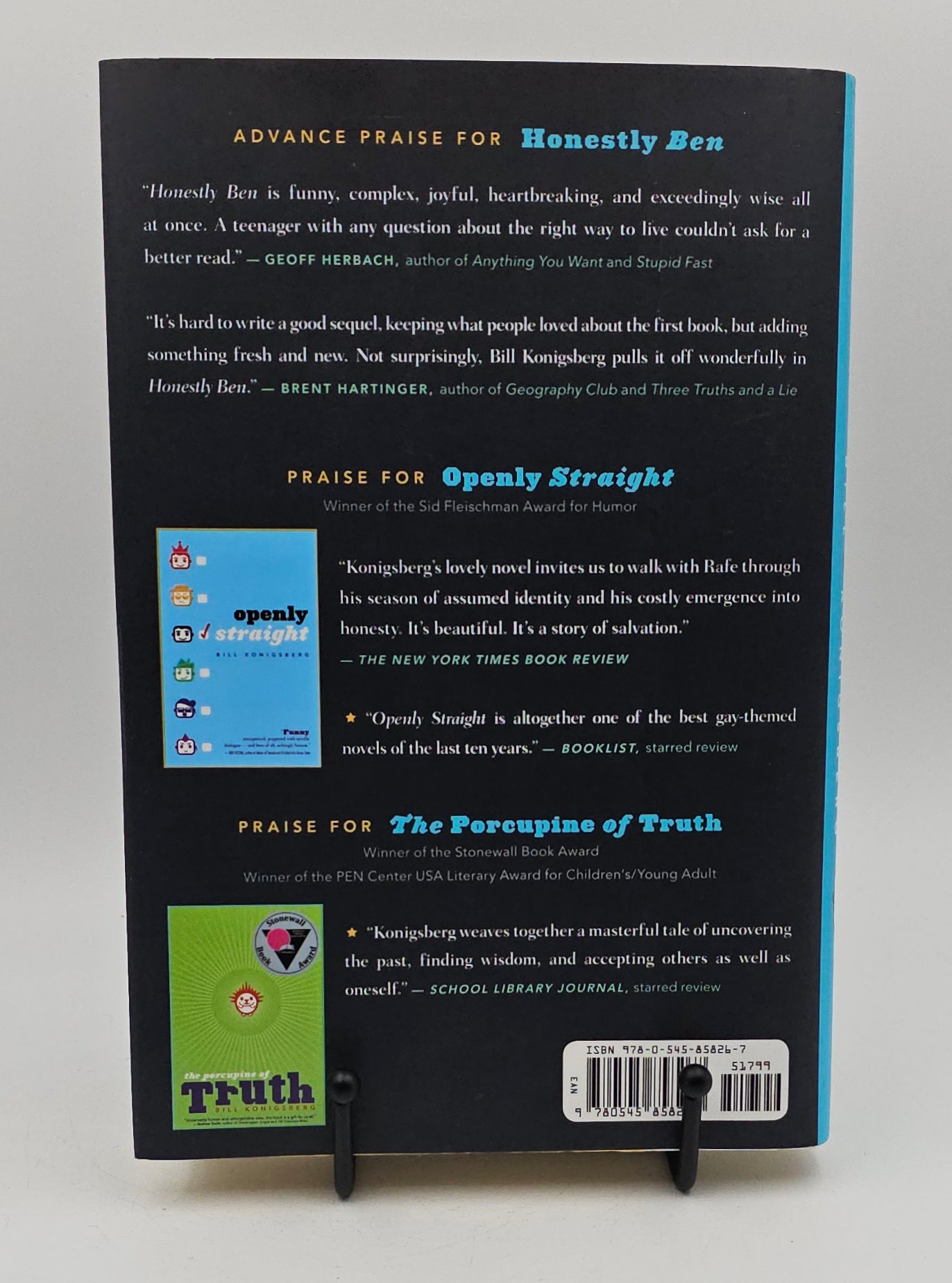 Honestly Ben by Bill Konigsberg (Openly Straight #2)