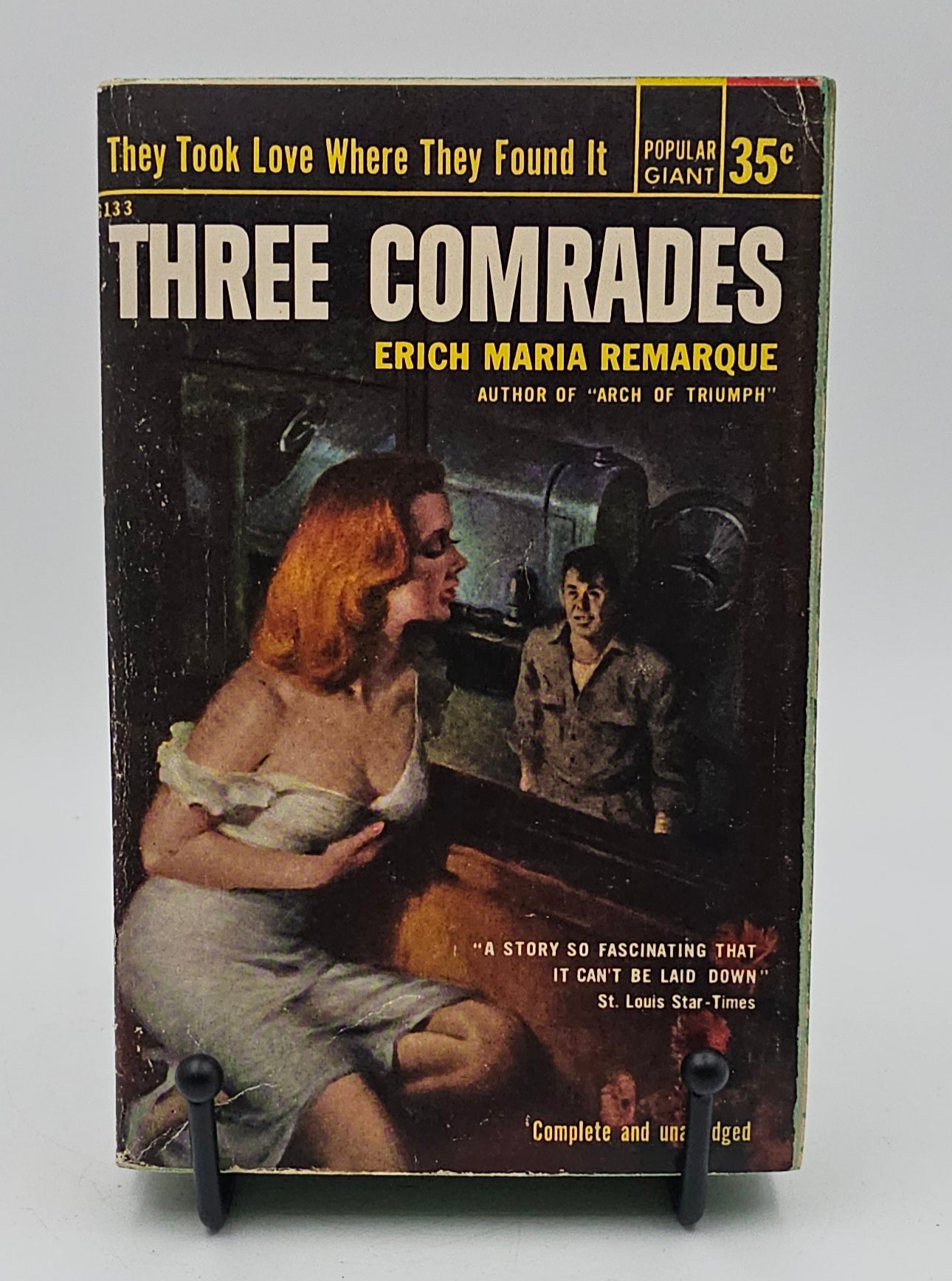 Three Comrades by Erich Maria Remarque (All Quiet on the Western Front/The Road Back #3)