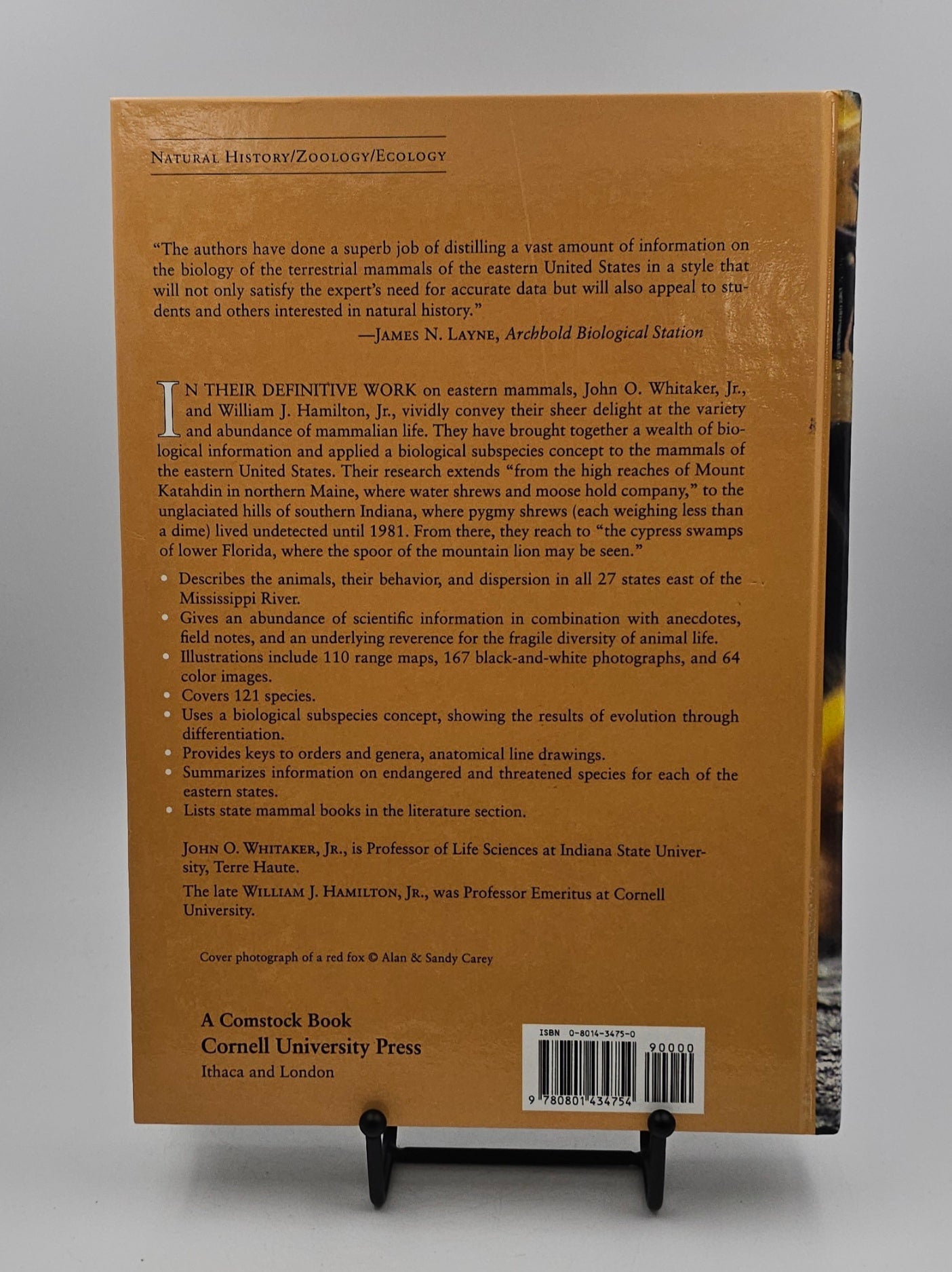 Mammals of the Eastern United States by John O. Whitaker Jr. and William J. Hamilton Jr