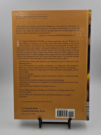 Mammals of the Eastern United States by John O. Whitaker Jr. and William J. Hamilton Jr