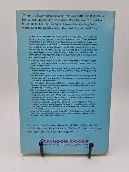 Introduction to Canoeing by Bradford Angier and Zack Taylor