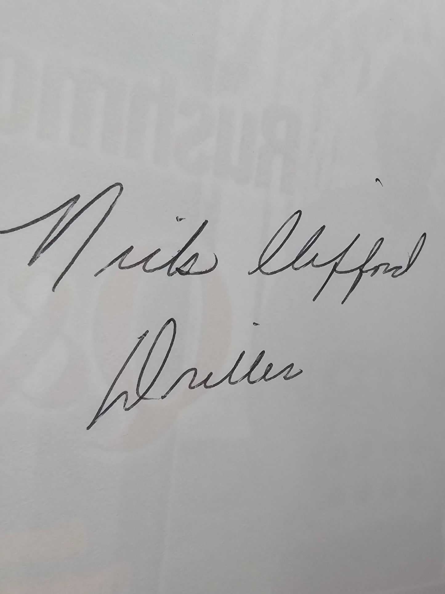Mount Rushmore Q & A (Signed) by Don "Nick" Clifford with card