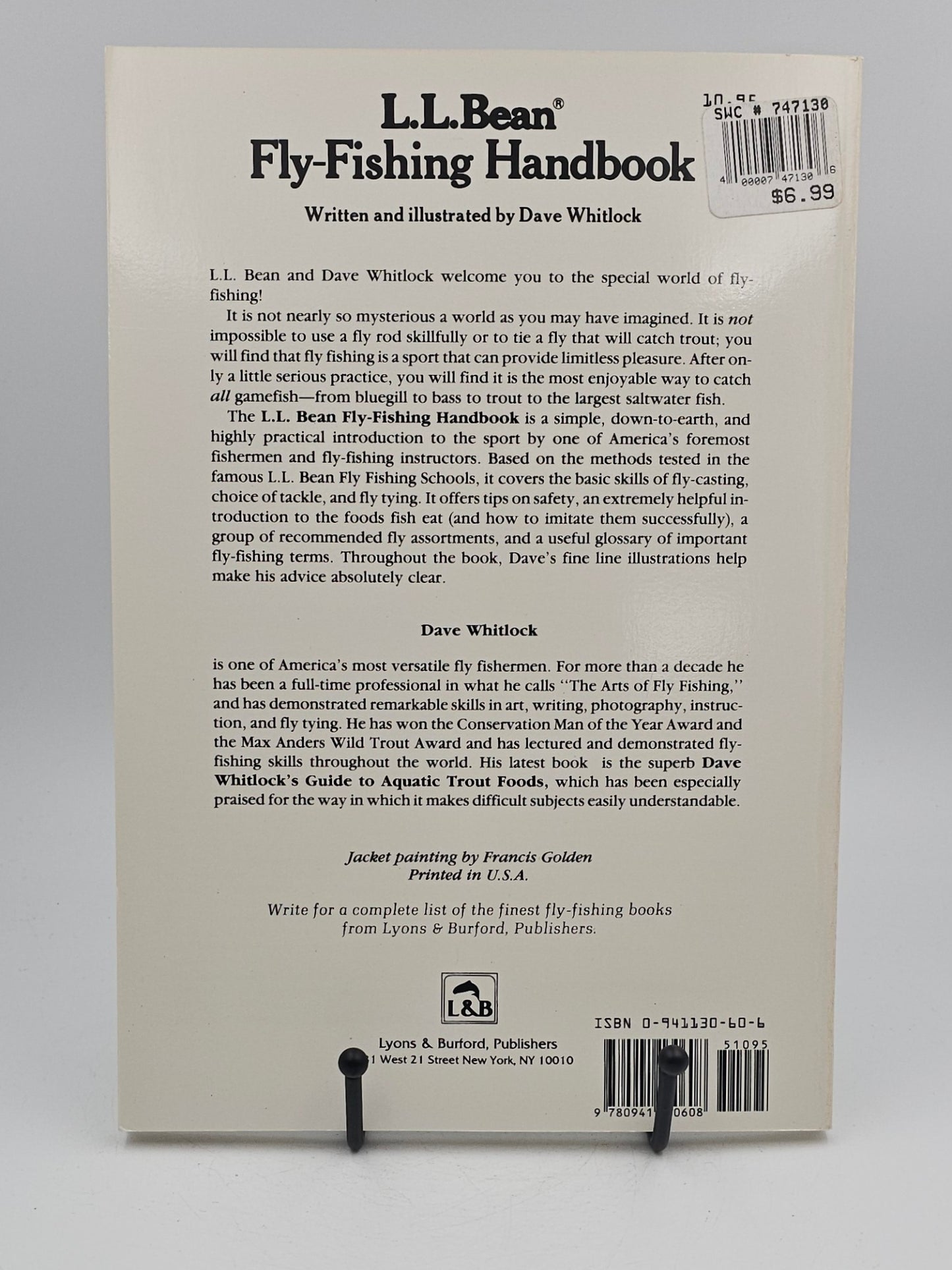 L.L.Bean Fly Fishing Handbook by Dave Whitlock