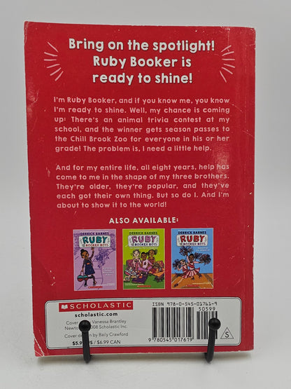 Trivia Queen, Third Grade Supreme by Derrick Barnes (Ruby and the Booker Boys #2)