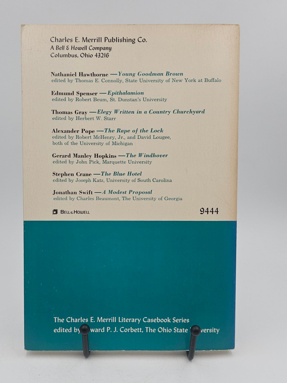 The Blue Hotel by Stephen Crane (The Charles E. Merrill Literay Casebook Seris)