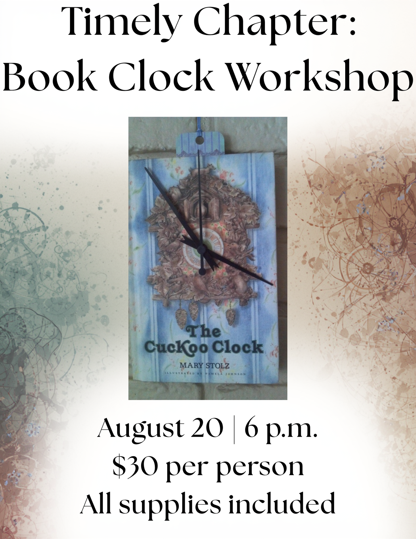 Timely Chapter: A Book Clock Workshop
