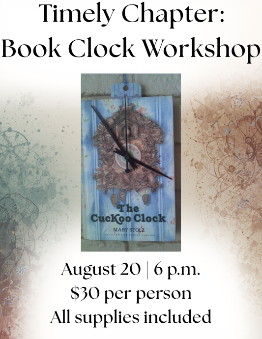Timely Chapter: A Book Clock Workshop