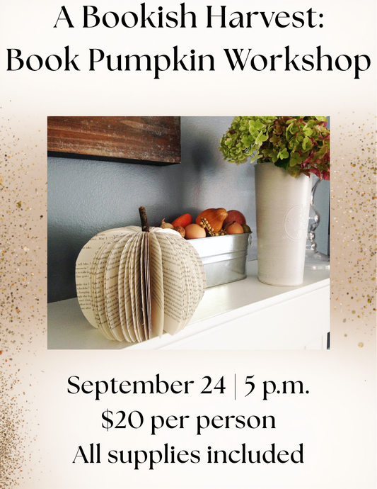 A Bookish Harvest: Book Pumpkin Workshop