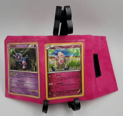 Handmade Mime Jr. and Mr. Mime Pokemon card cloth wallet