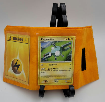 Handmade Magnemite Pokemon card cloth wallet