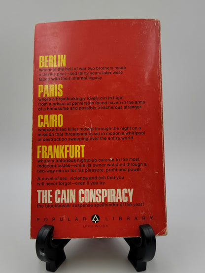 The Cain Conspiracy by Johannes Mario Simmel