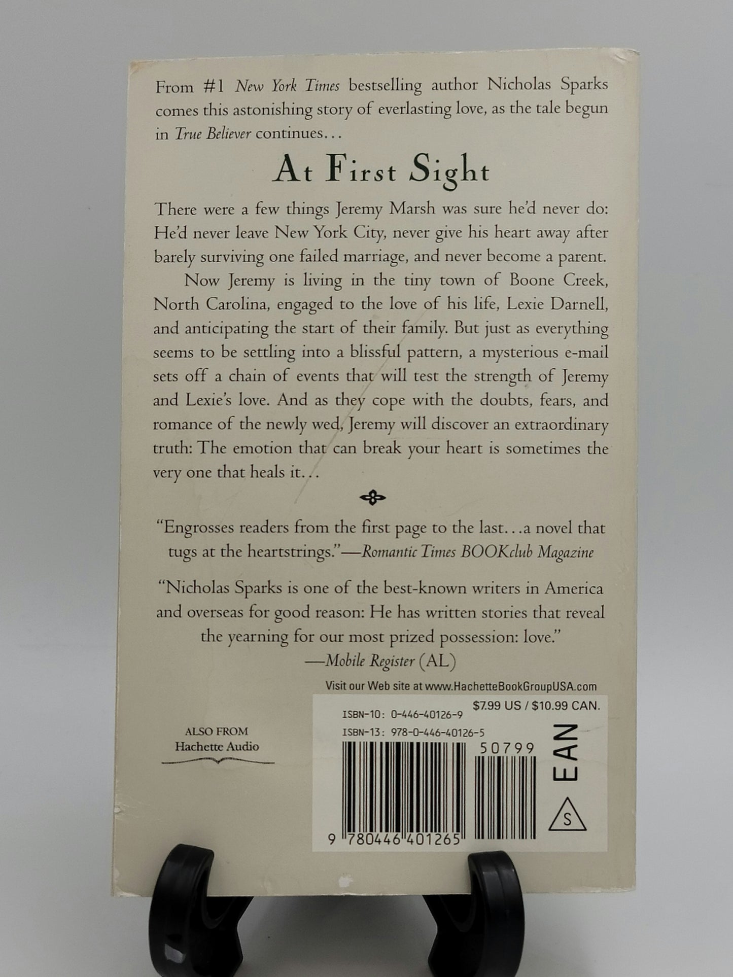 At First Sight By: Nicholas Sparks (Jeremy Marsh & Lexie Darnell Series #2)