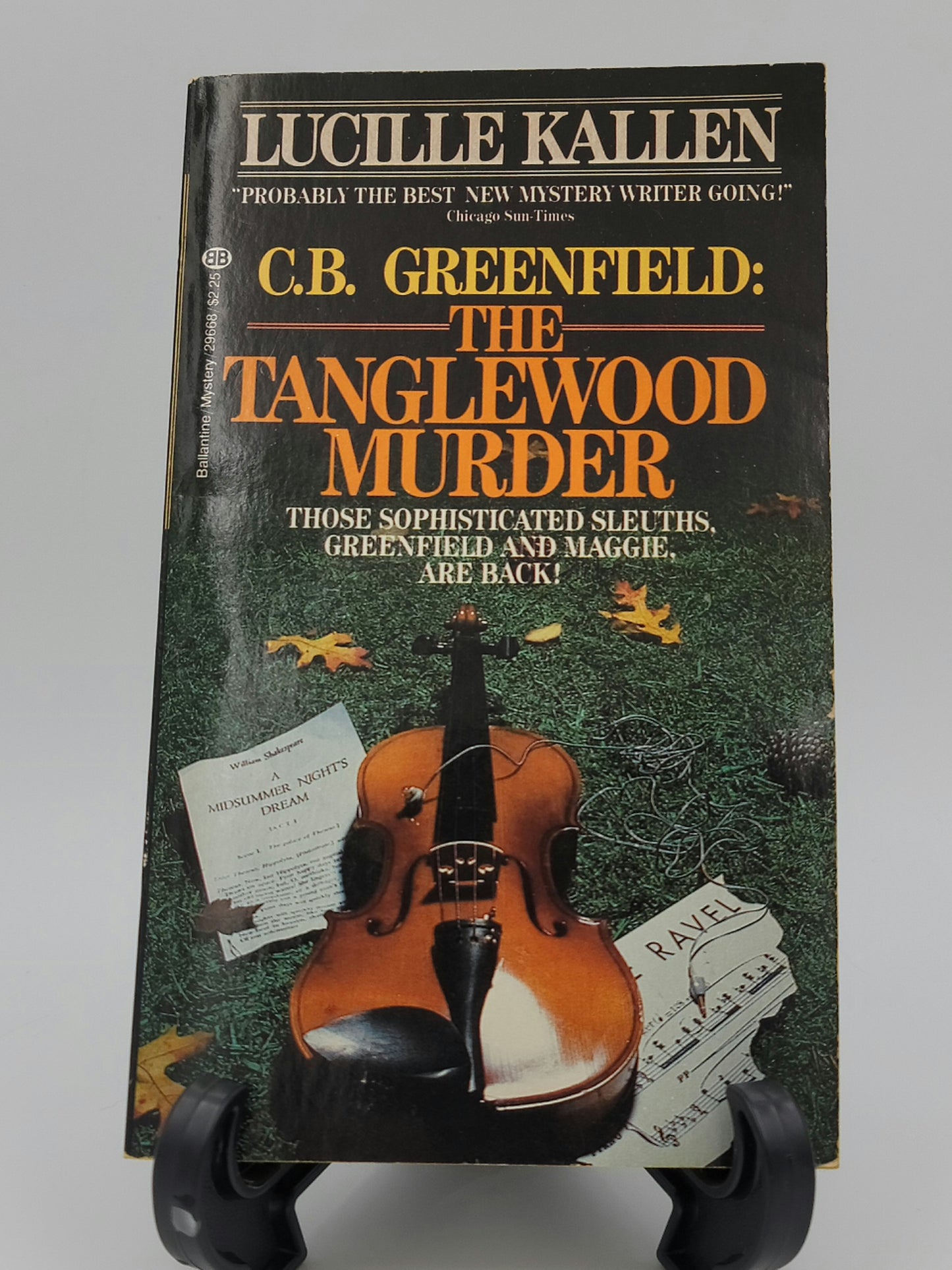 The Tanglewood Murder By: Lucille Kallen (C. B. Greenfield Series #2)